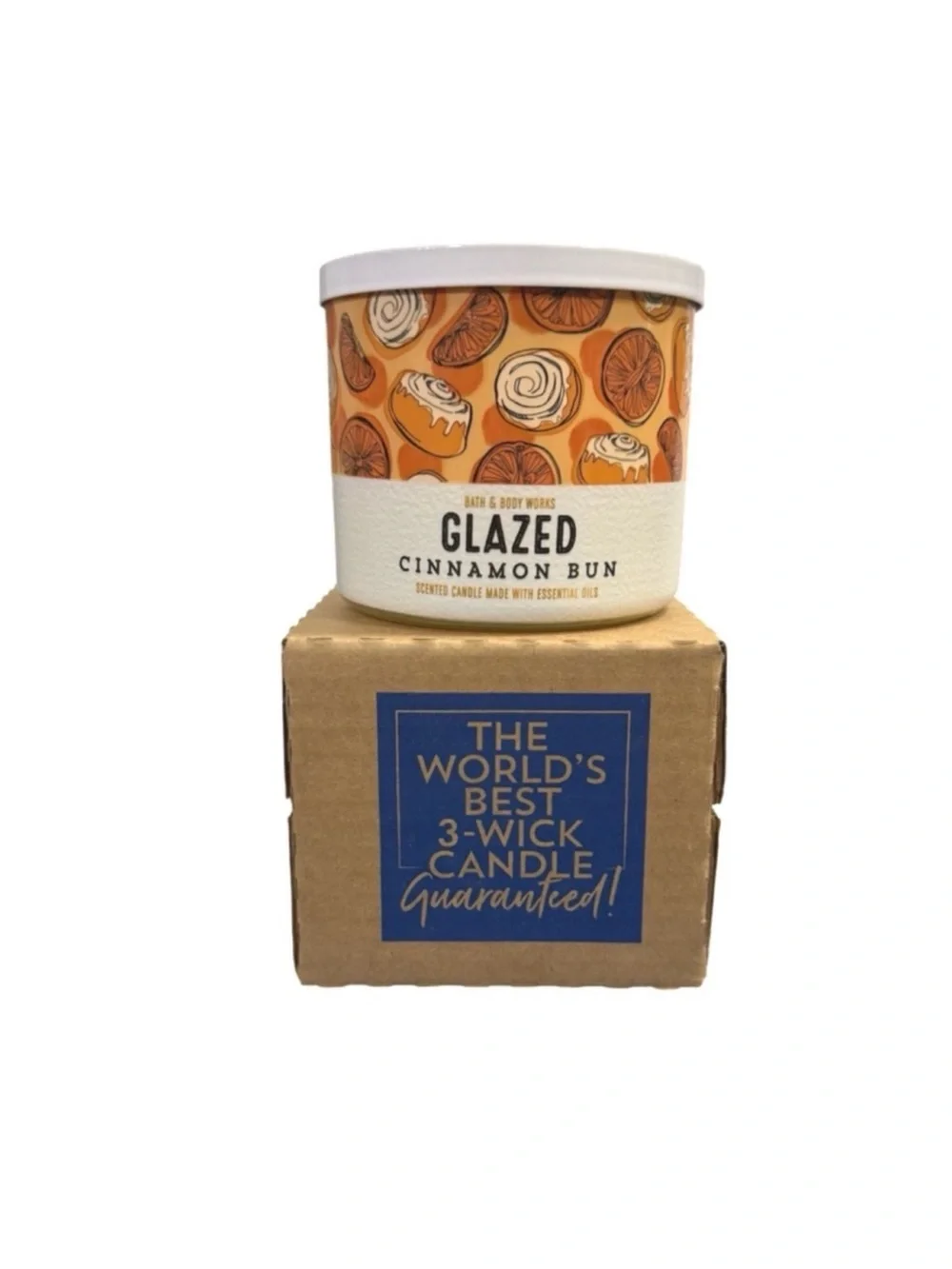 Glazed Cinnamon Bun Candle